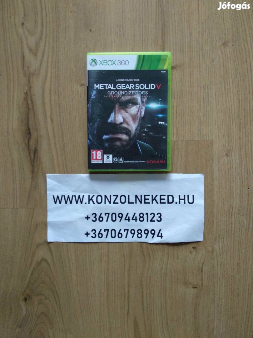 Metal Gear Solid 5 Ground Zeroes Xbox 360 játék