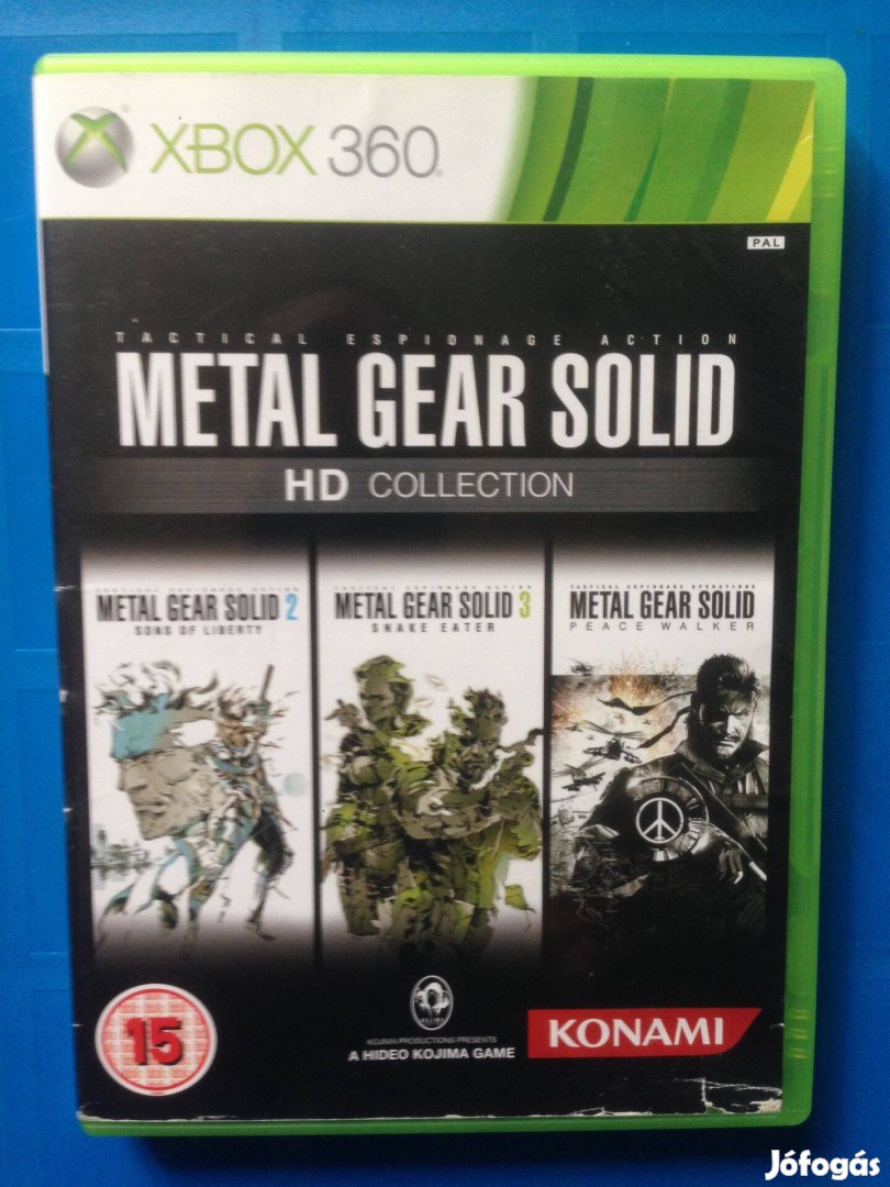 Metal Gear Solid HD Collection "xbox360-one-series játék eladó-csere