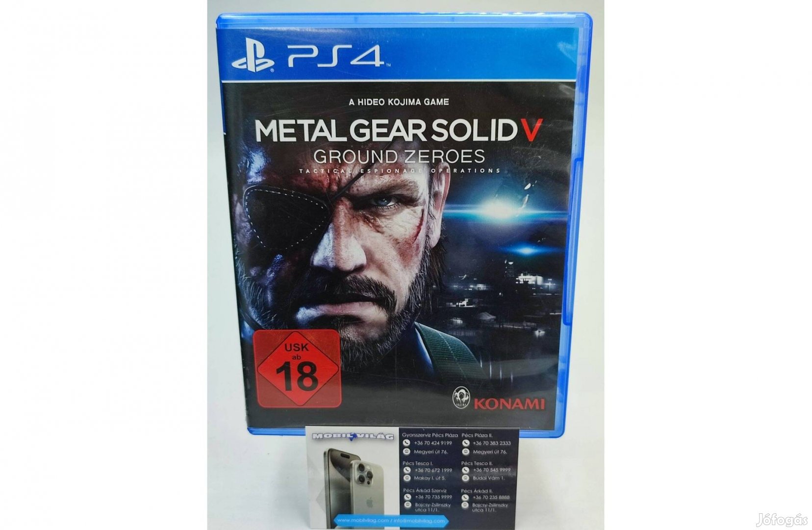 Metal Gear Solid V Ground Zeroes PS4 Garanciával #konzl0254