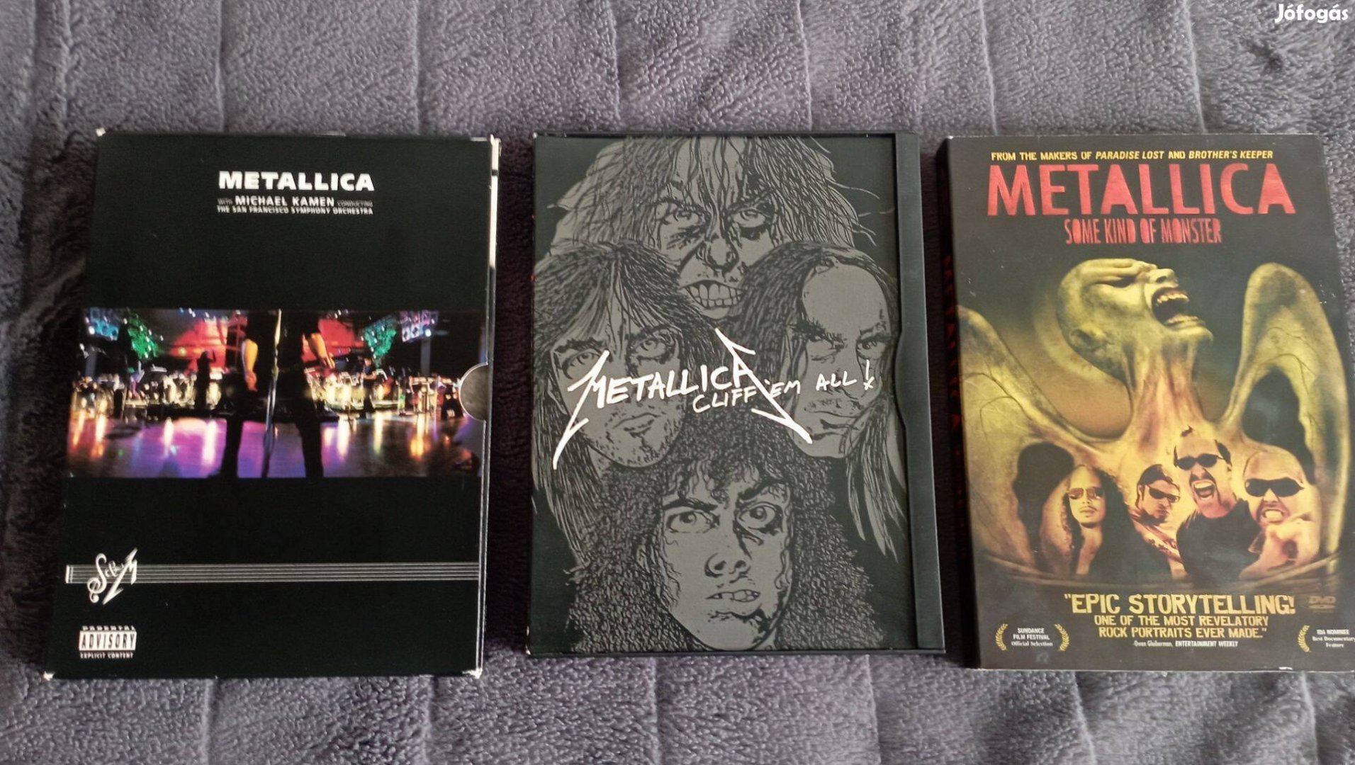 Metallica DVD csomag,1-es régió kód,olvass!
