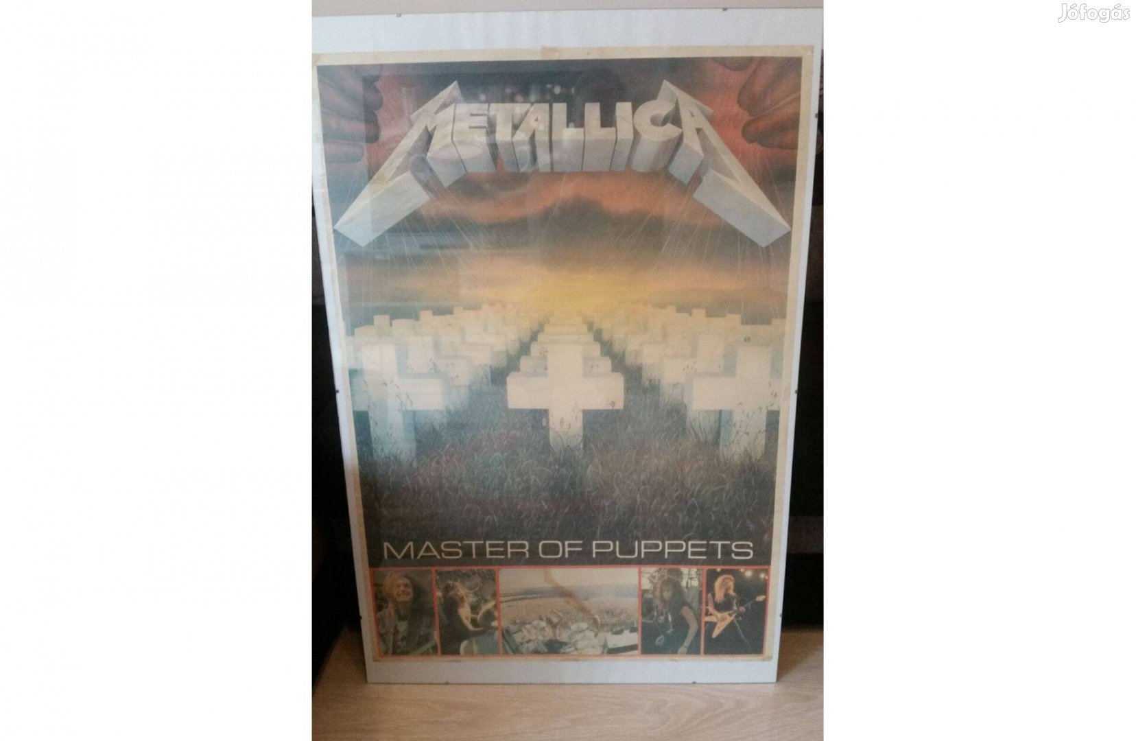 Metallica 1986 Master Of Puppets nagy poszter kerettel