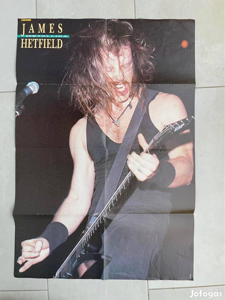 Metallica - James Hetfield plakát, poszter, 1991, A1-es méret