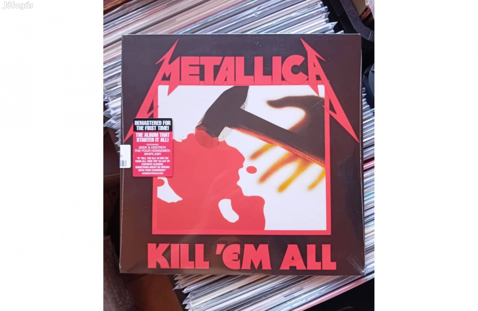 Metallica - Kill 'Em All Bakelit Lemez LP Bontatlan