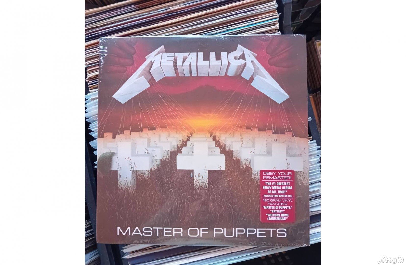 Metallica - Master Of Puppets Bakelit Lemez LP Bontatlan