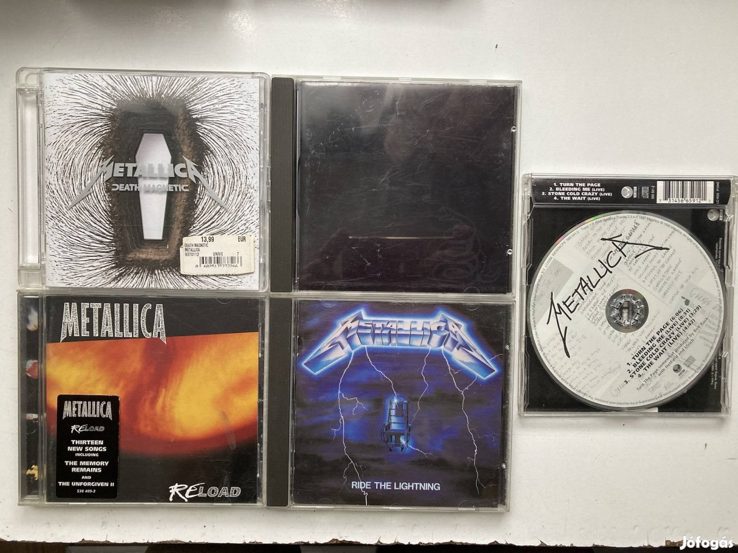 Metallica heavy speed metal CD albumok egyben 