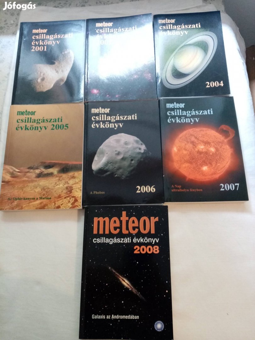 Meteor Csillagászati Évkönyv 2001 től. 2014.ig