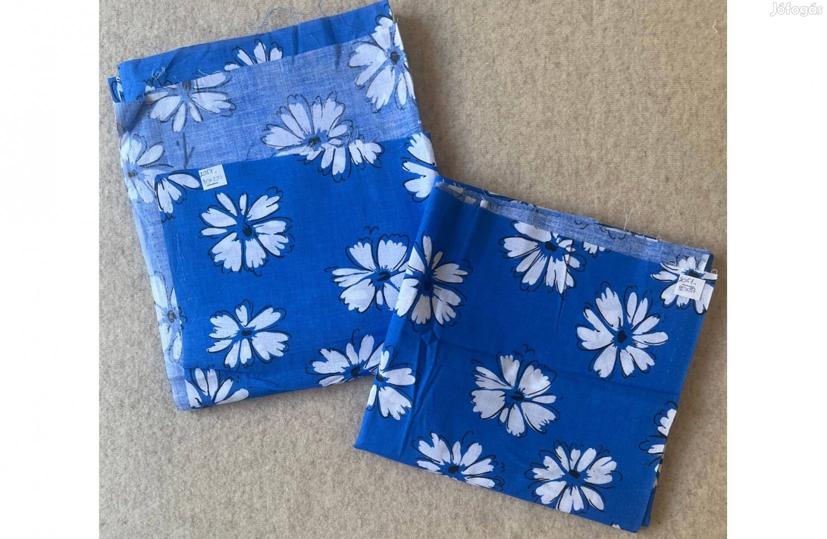 Méteráru - textil karton margarétás