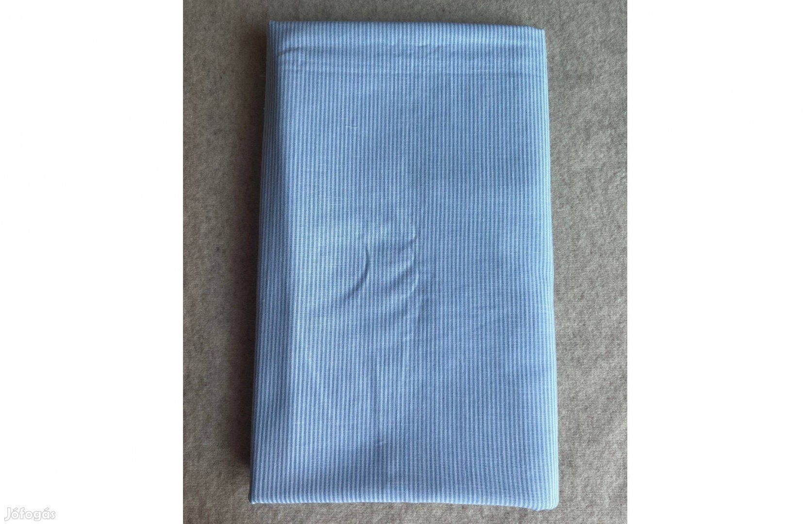 Méteráru, textil karton babakék, csíkos