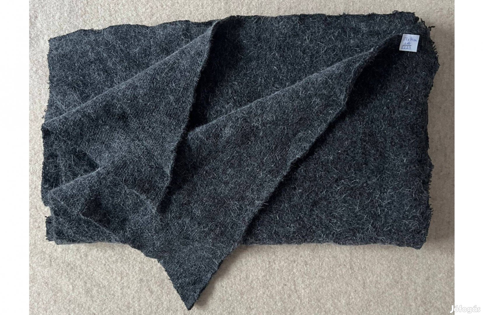 Méteráru textil buklé sötét szürke csomag