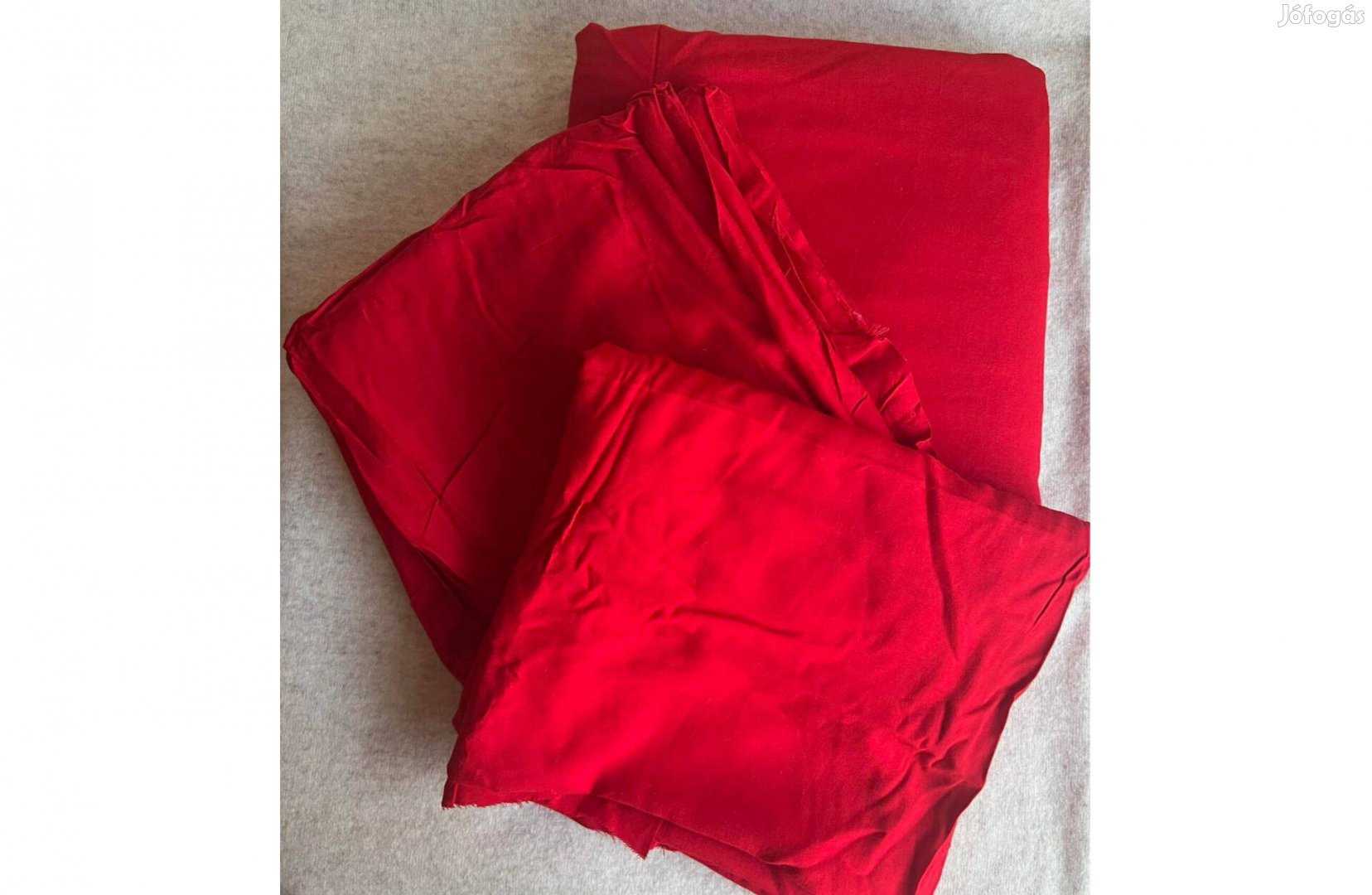 Méteráru textil (flokon) piros 4 db