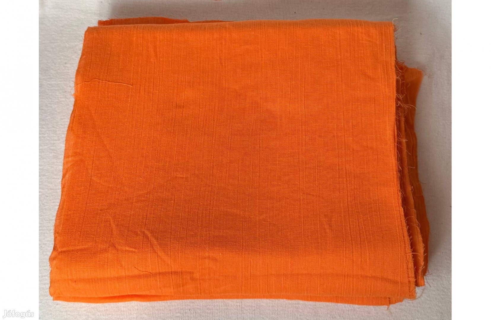 Méteráru textil (gyűrt géz) narancssárga 19 db