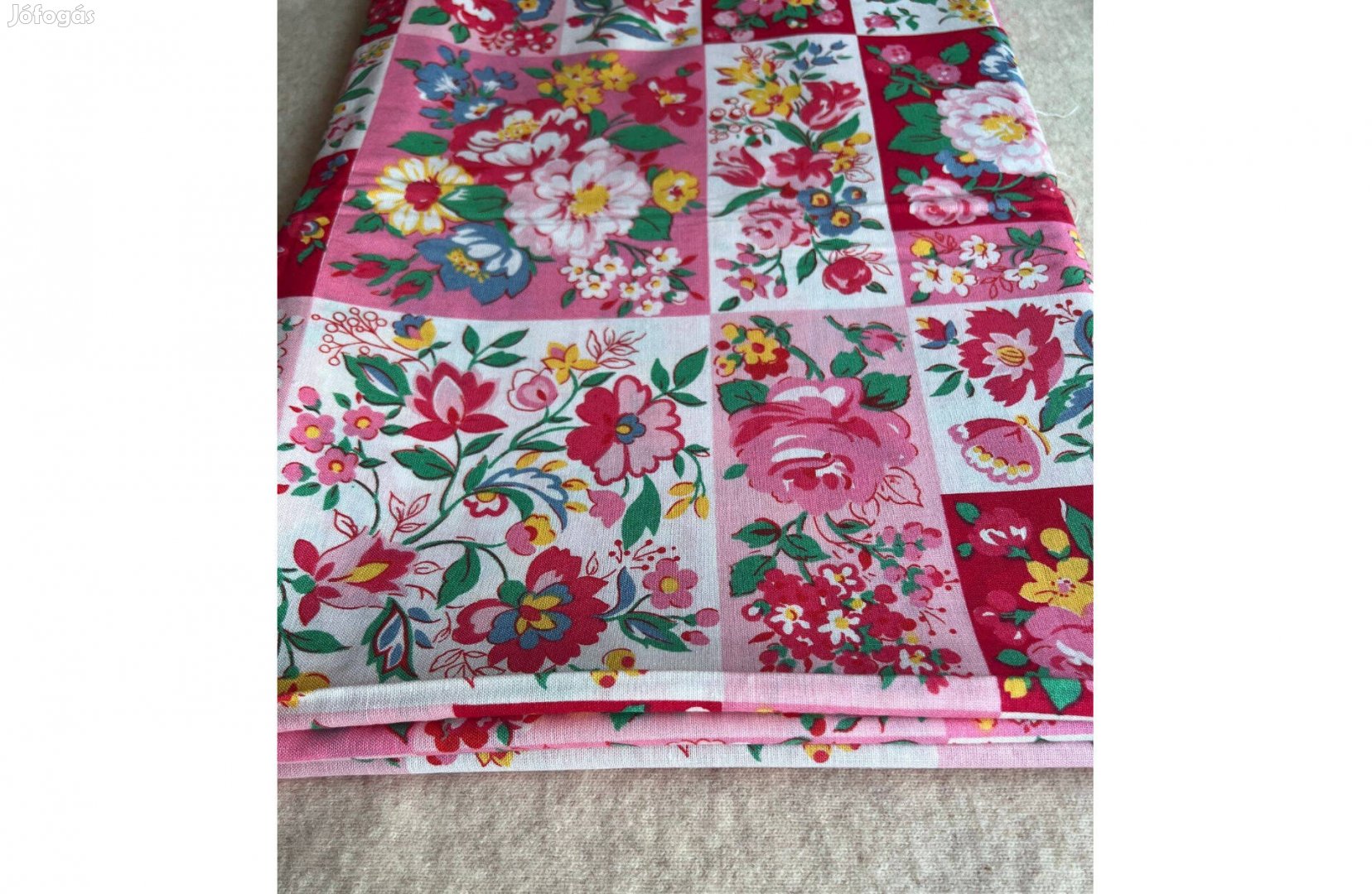Méteráru textil (karton) rózsás rózsaszín 1 db