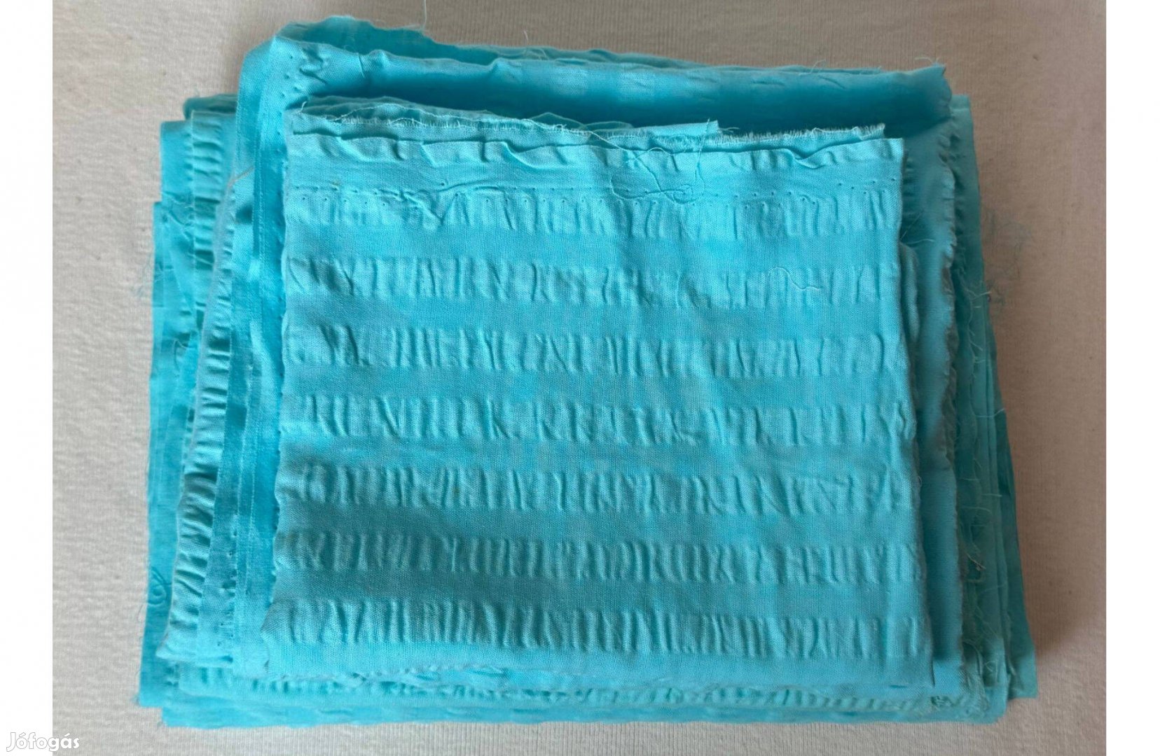 Méteráru textil (krepp) kék 6 db
