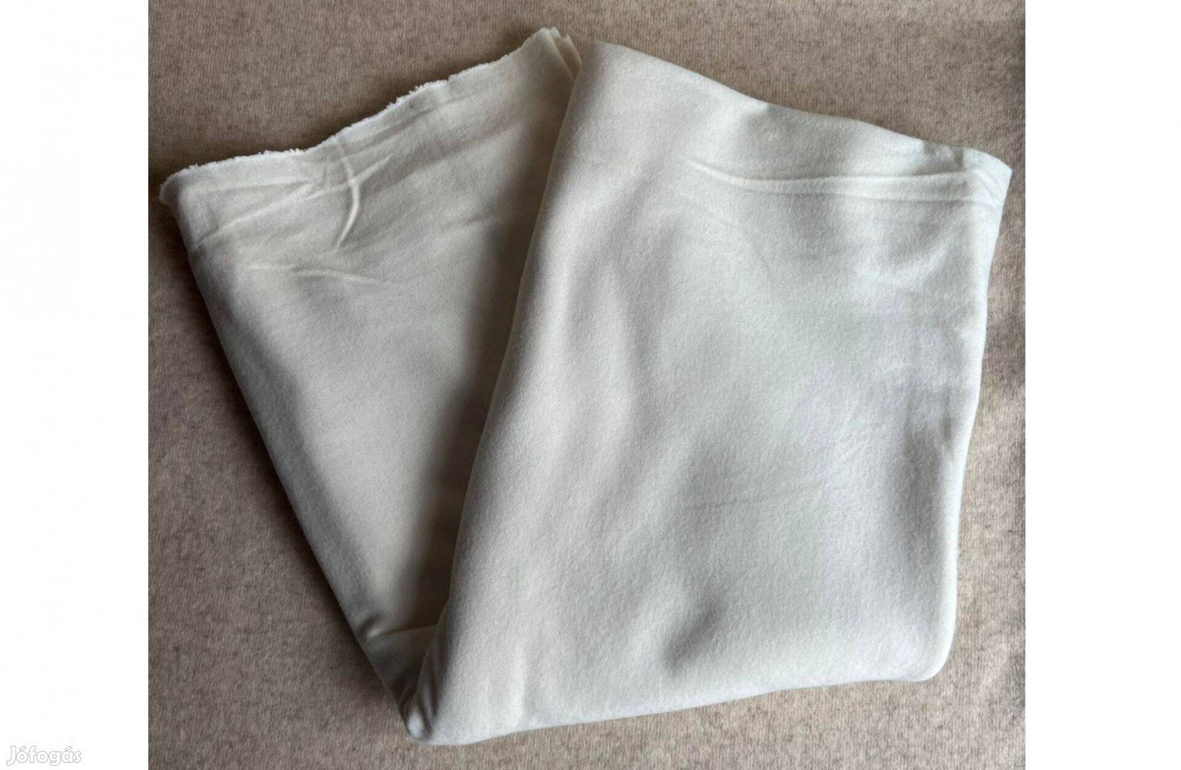 Méteráru textil (pamut, póló) törtfehér 1 db