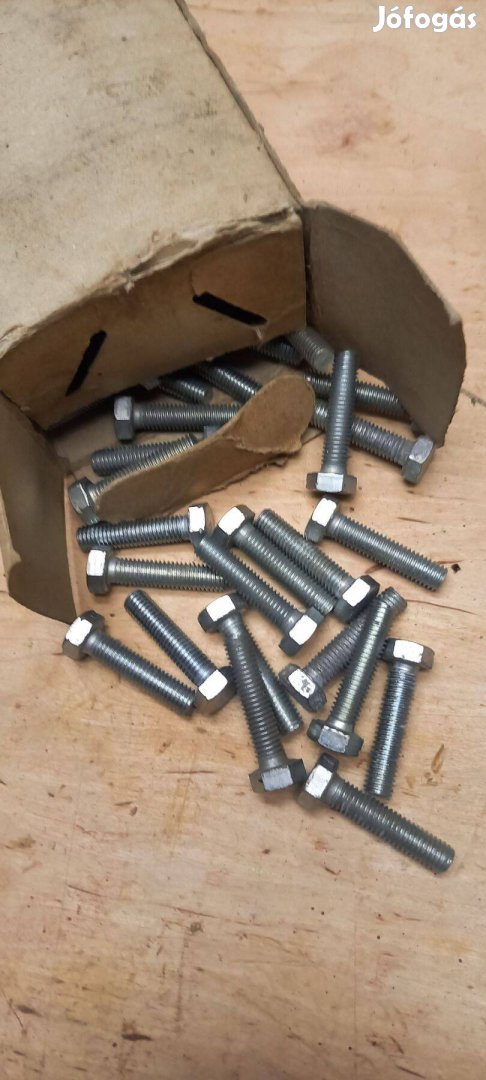 Metrikus hatlapfejű csavarok, M8x25, M8x40, M8x60, 270db 1500Ft-ért!!!
