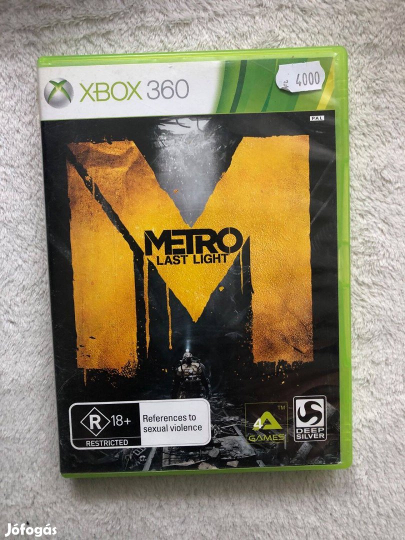 Metro Last Light Xbox 360 játék