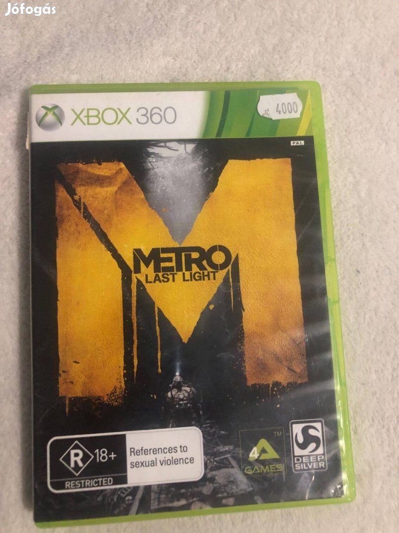 Metro Last Light Xbox 360 játék