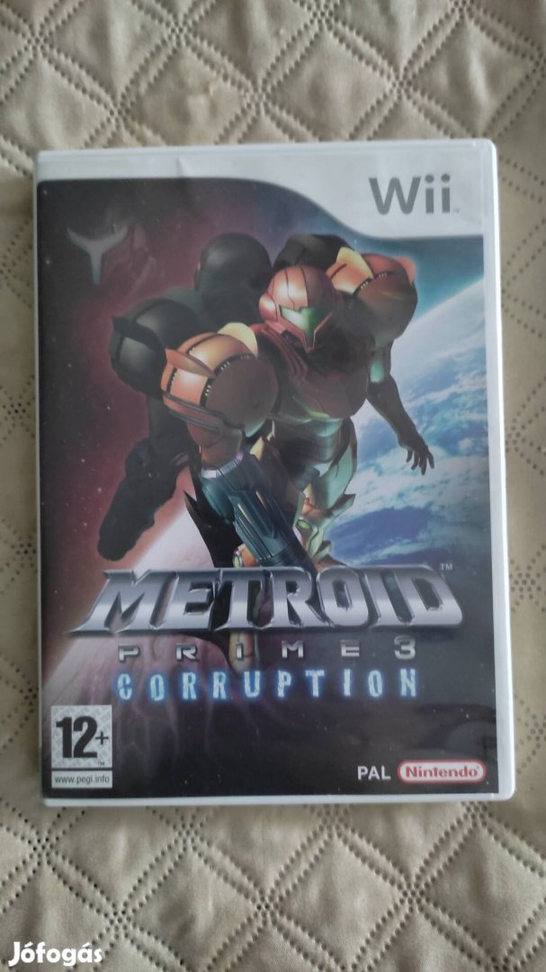 Metroid Prime 3 Corruption - újszerű, hiánytalan wii játék 