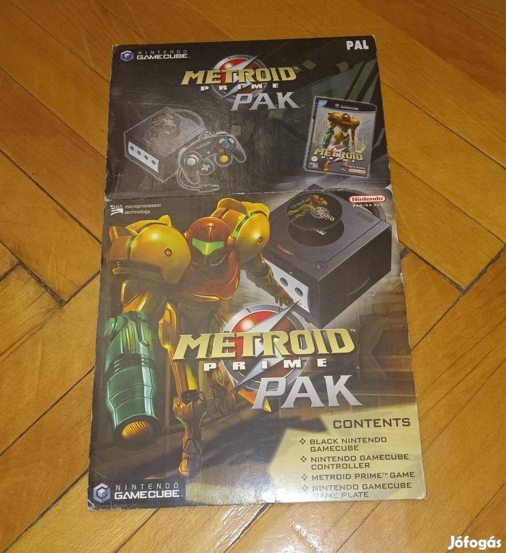 Metroid Prime nintendo gamecube külső borítás