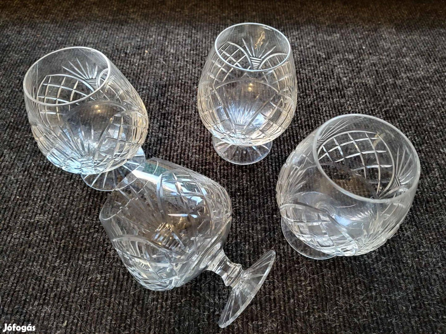 Metszett pohár készlet