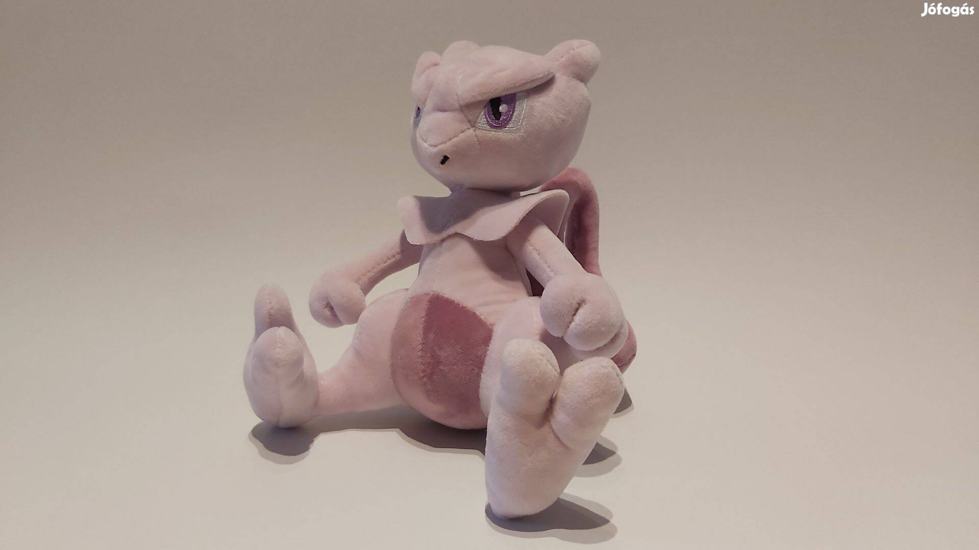 Mewtwo Pokemon plüss 22 cm Új számlával készleten pokémon