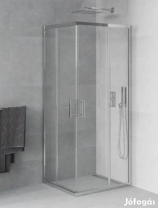 Mexen Rio zuhanykabin elhúzható ajtóval - 90 x 90 cm (860-090-090-01-