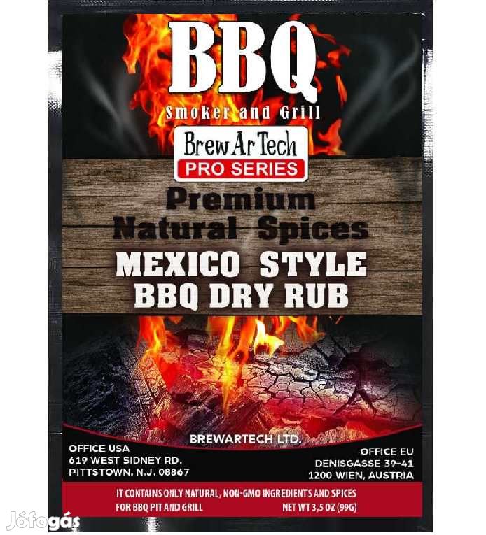 Mexico Style BBQ Dry Rub fŰszerkeverék 100g  (3028)