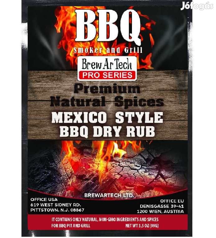 Mexico Style BBQ Dry Rub fŰszerkeverék 100g  (3028)