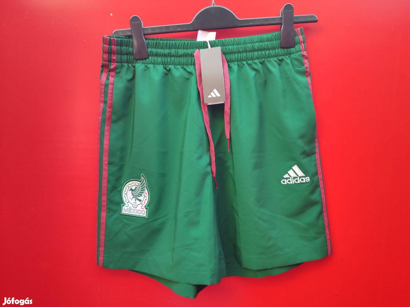 Mexico válogatott eredeti adidas sötétzöld rövid nadrág (M)