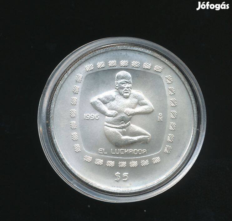 Mexikó 1 oz ezüst 1996, El Luchadoa