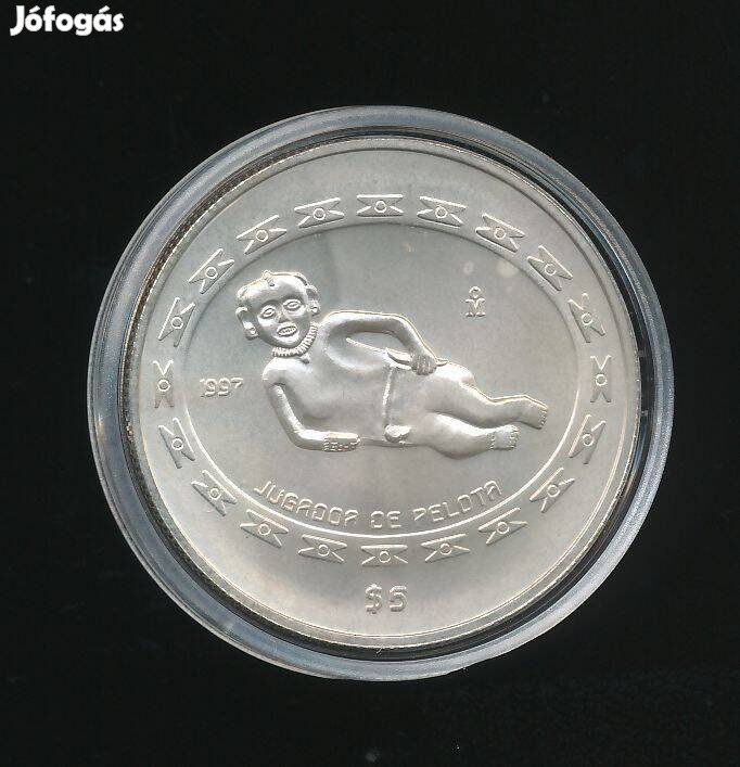 Mexikó 1 oz ezüst 1997, Jugador de Pelota