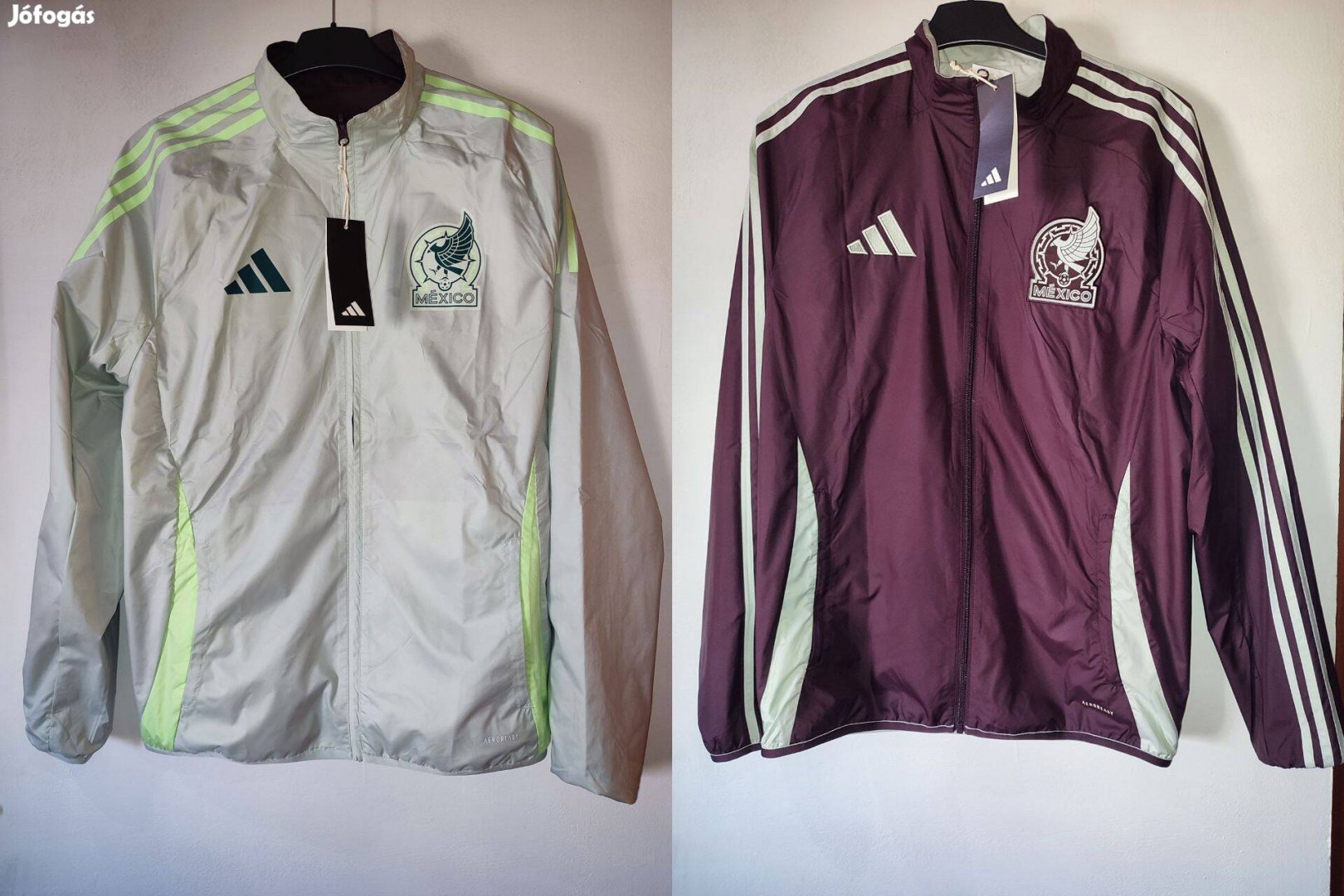 Mexikó válogatott dupla oldalú kifordítható eredeti adidas dzseki