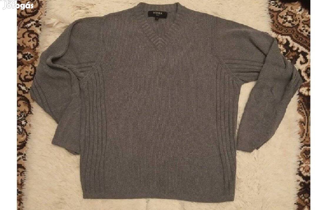 Mexx férfi szürke pamut pulóver M méretben.Posta is