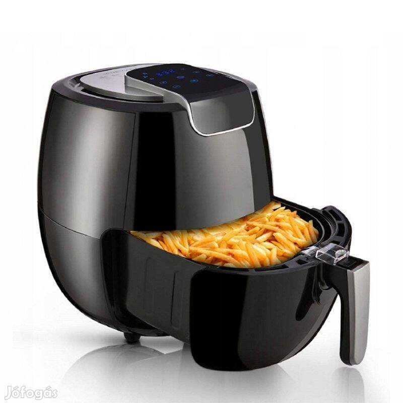 Meykey forrólevegős sütő, 6.5l, 1800W - fekete (AMB005334)