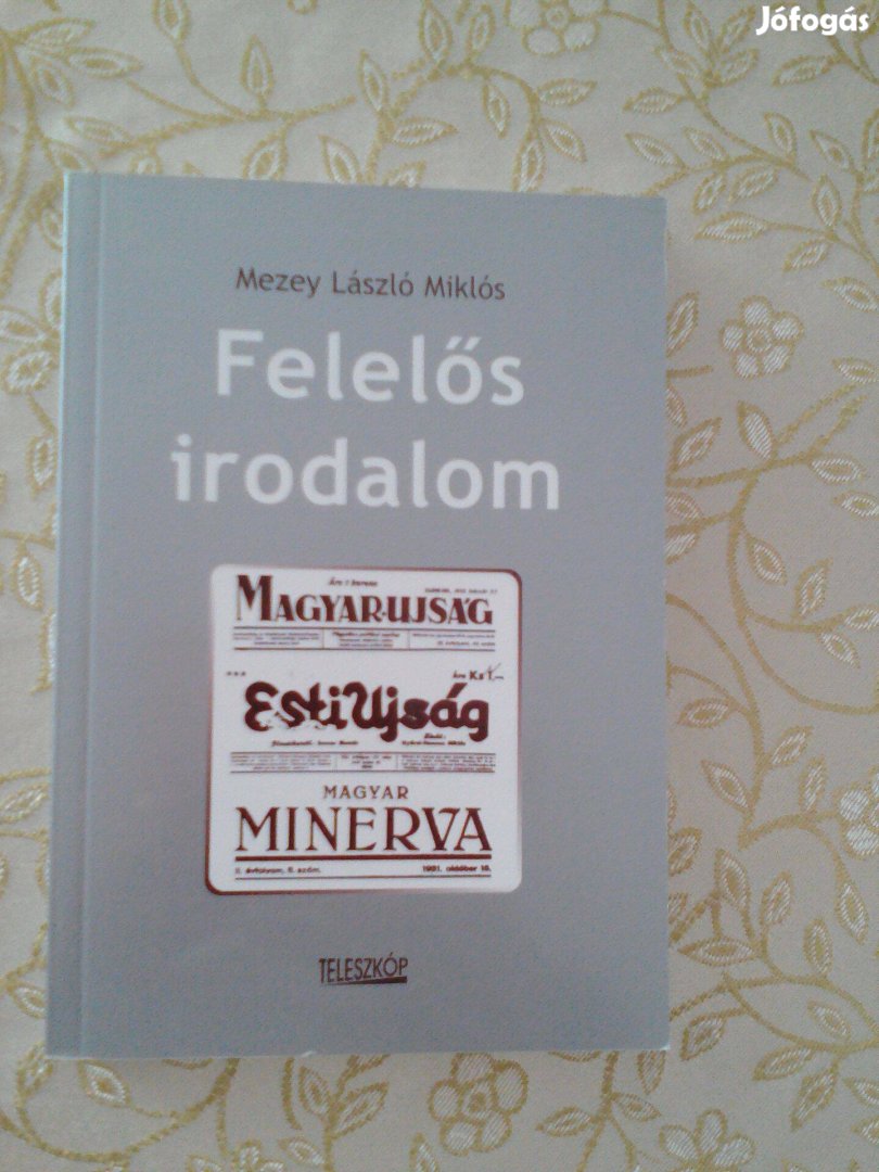 Mezey László Miklós Felelős irodalom