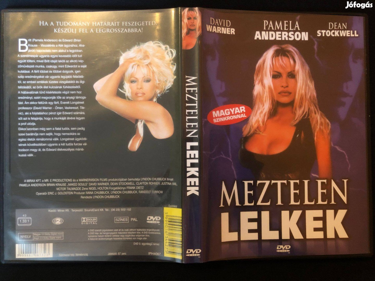 Meztelen lelkek DVD (karcmentes, Pamela Anderson, David Warner)