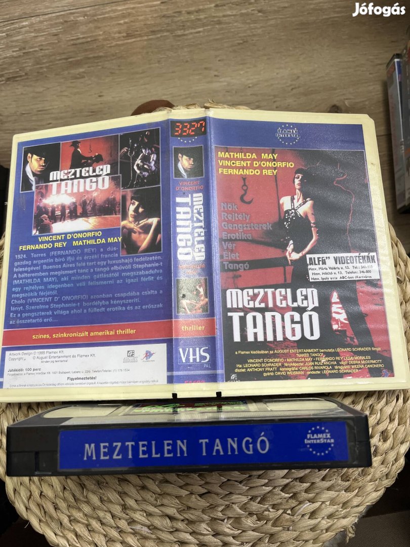 Meztelen tangó vhs m