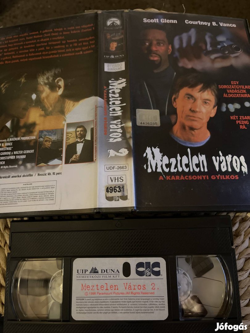 Meztelen város 2 vhs