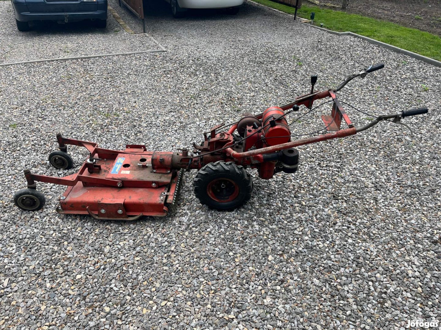 Mf 70 pótkocsival