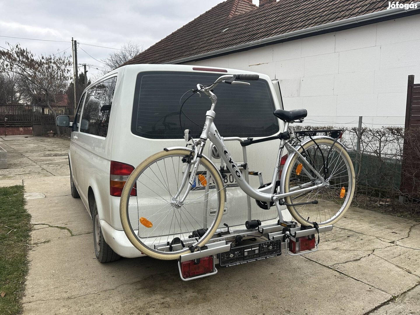 Mft 3db-os vonóhorogra szerelhető kerékpár szállító