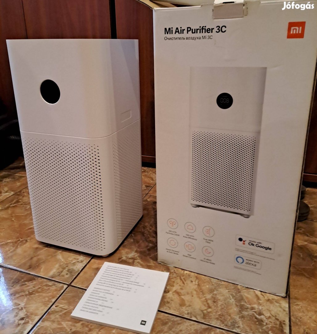 Mi Air Purifier 3C Inteligens légtisztító Új!