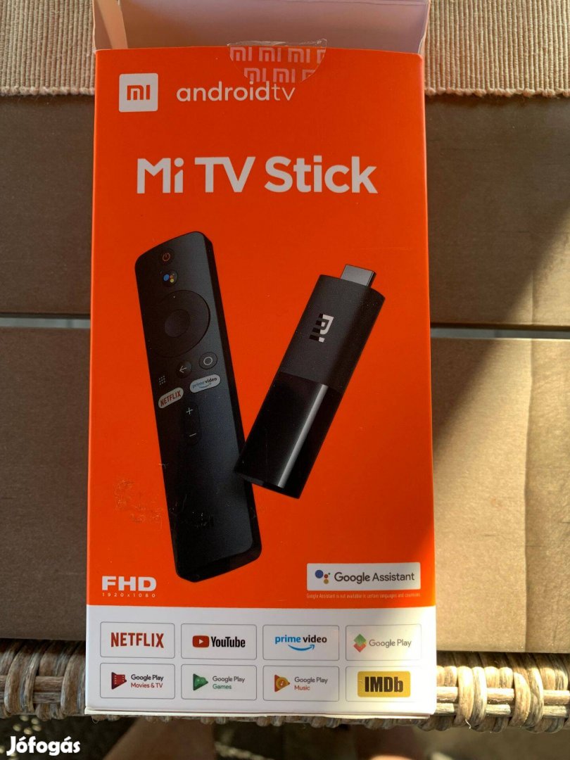 Mi TV Stick android tv okosító Netflix Youtube stb