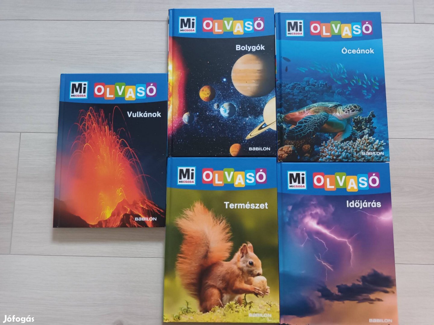 Mi micsoda olvasó 5 db könyv bolygók óceánok természet vulkánok