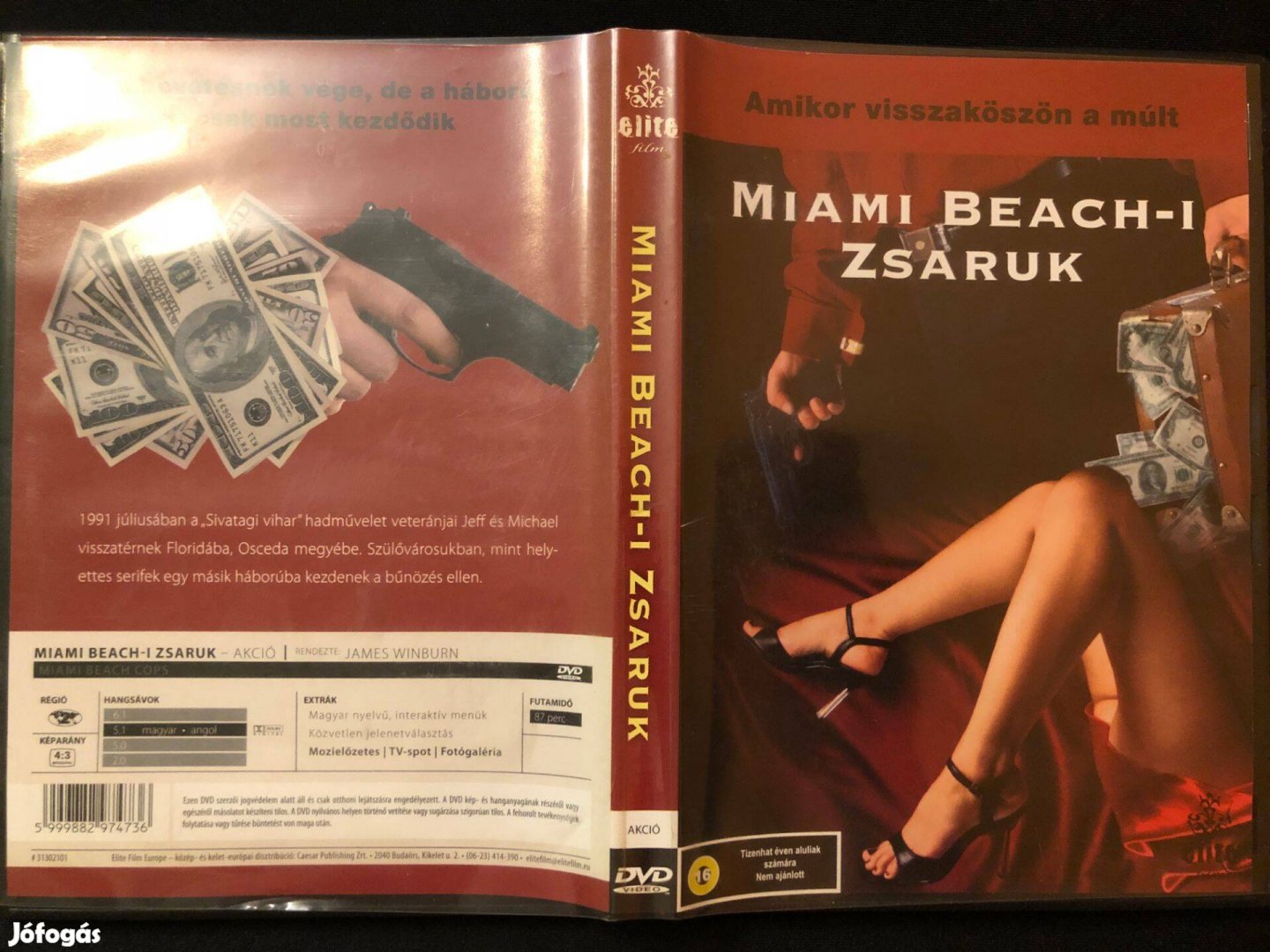 Miami Beach-i zsaruk (karcmentes, James Winburn) DVD