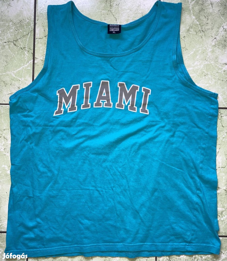 Miami L pamut újszerű atléta trikó 