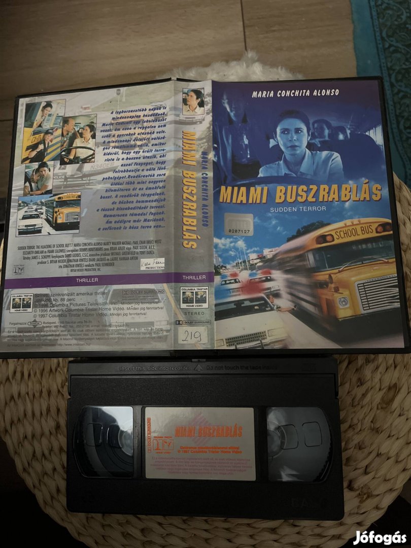 Miami buszrablás vhs film