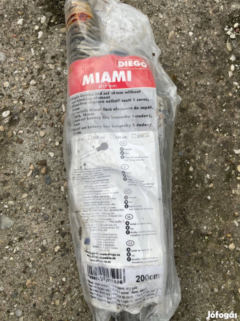 Miami végzáró nélküli 1 soros szett óarany karnis eladó
