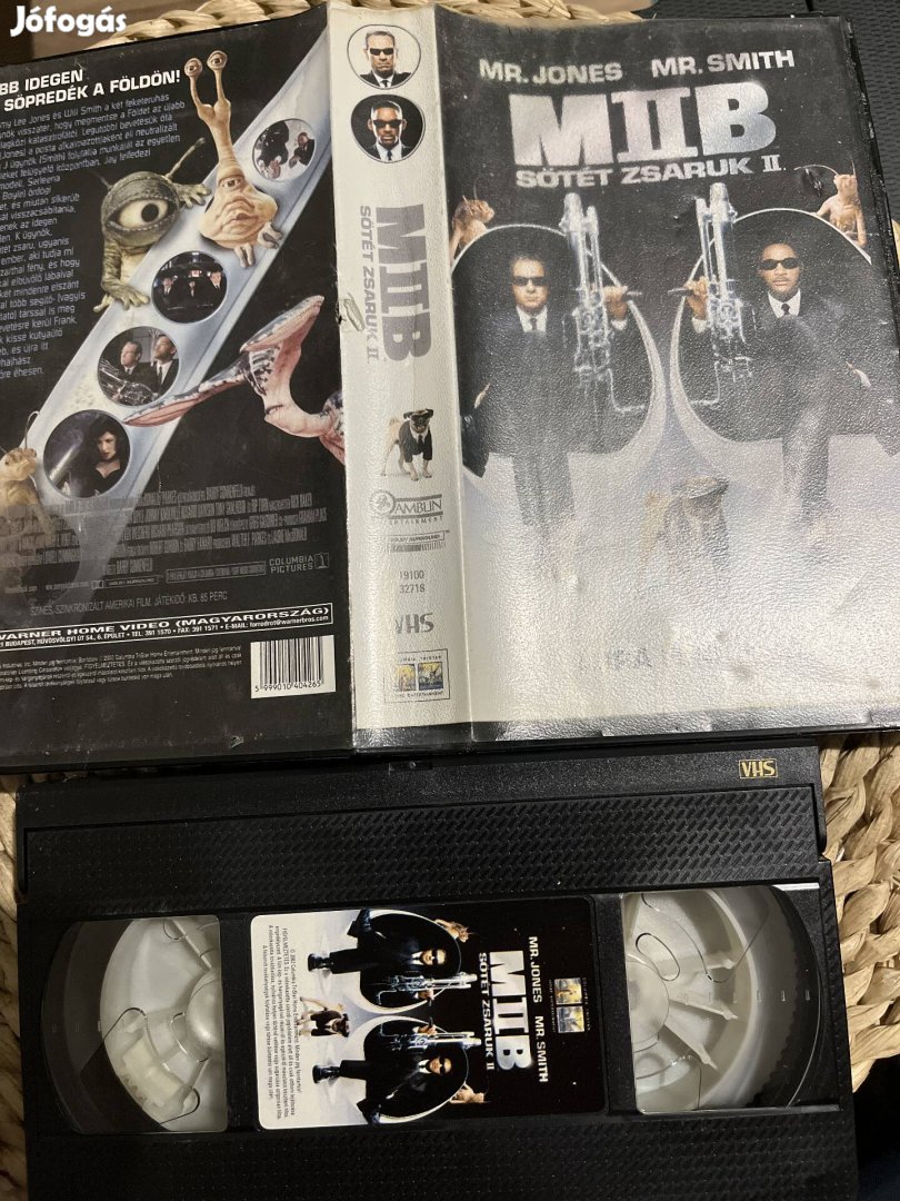 Mib 2 sötét zsaruk 2 vhs