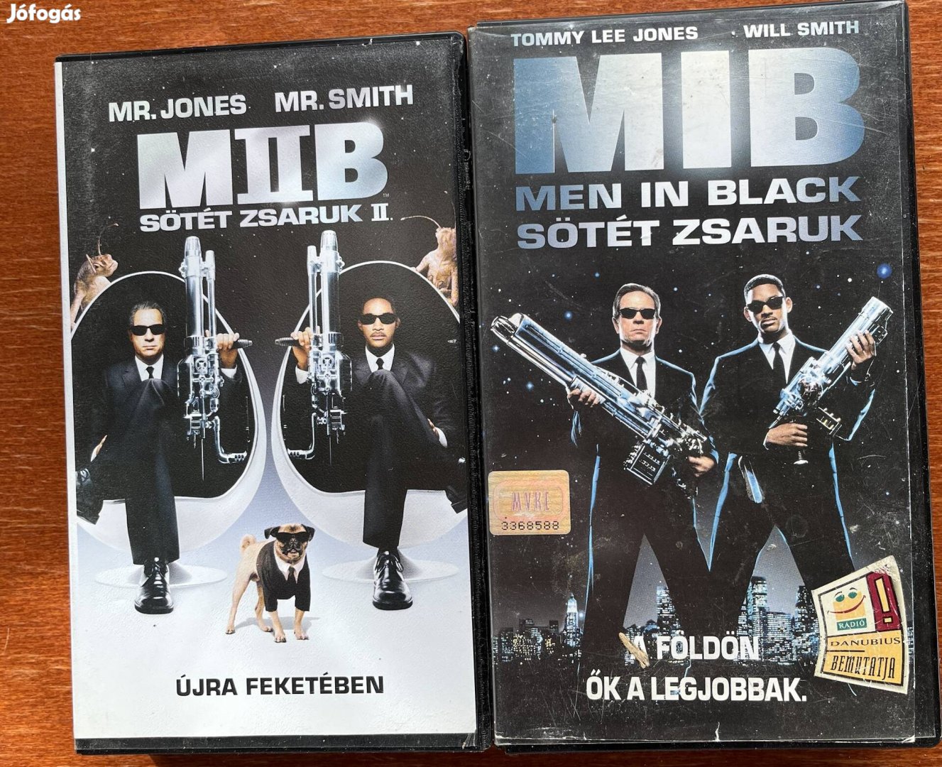 Mib sötét zsaruk pakk vhs kazetta