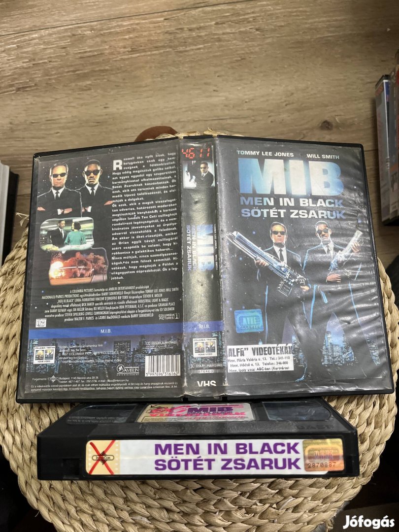 Mib sötét zsaruk vhs m